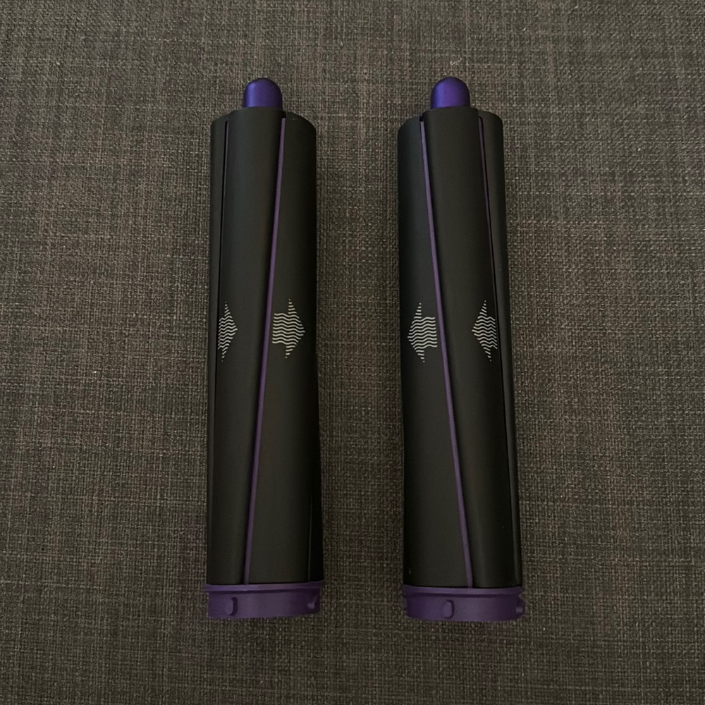 Dyson Airwrap 1.6” Long Barrels (Black / Purple)